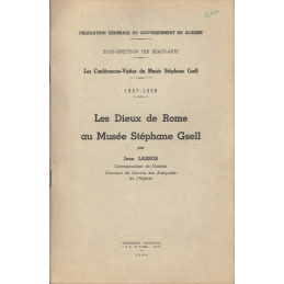Les conférences-visites du Musée Stéphane Gsell. 1957-1958  Les Dieux de Rome au musée Stéphane Gsell