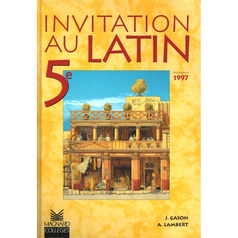 Invitation au latin 5e