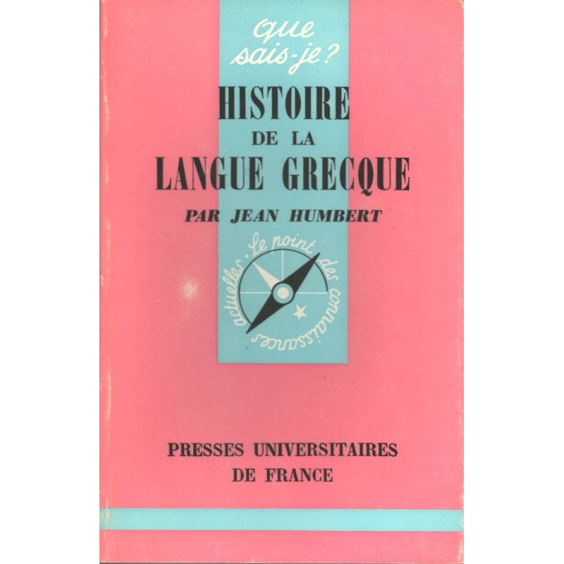 Histoire de la langue grecque