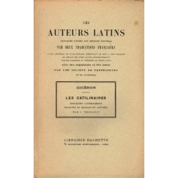 Les Catilinaires. Les auteurs latins expliqués d'après une méthode nouvelle par deux traductions françaises