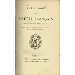 Anthologie des poètes français