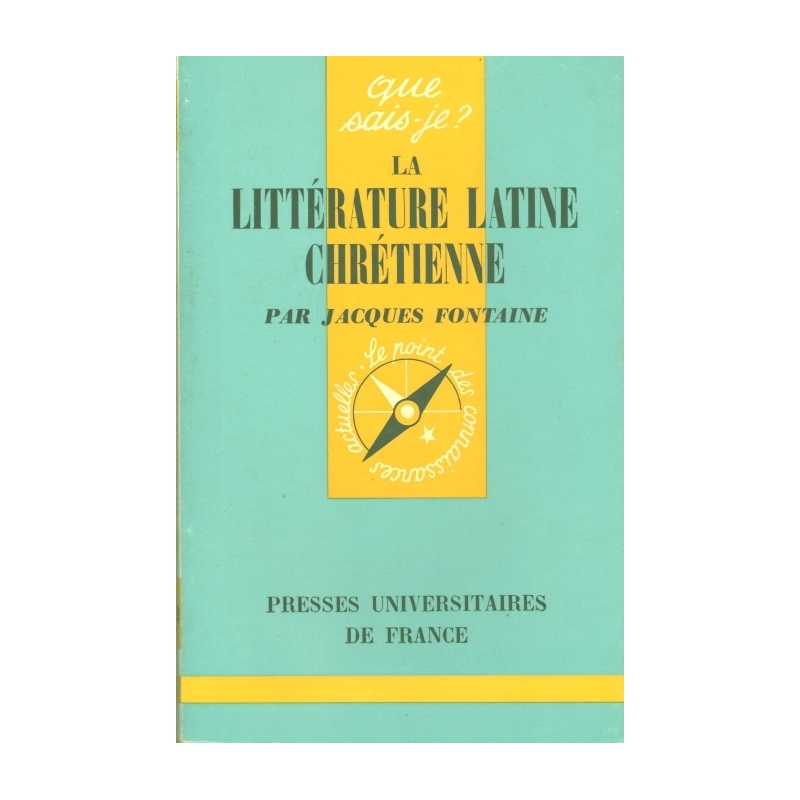 La littérature latine chrétienne