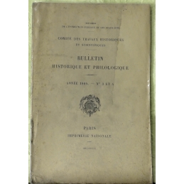 Bulletin philologique et historique (jusqu'à 1715) du Comité des travaux historiques et scientifiques - Année 1908