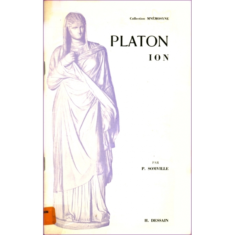 Platon : Ion, texte et préparation