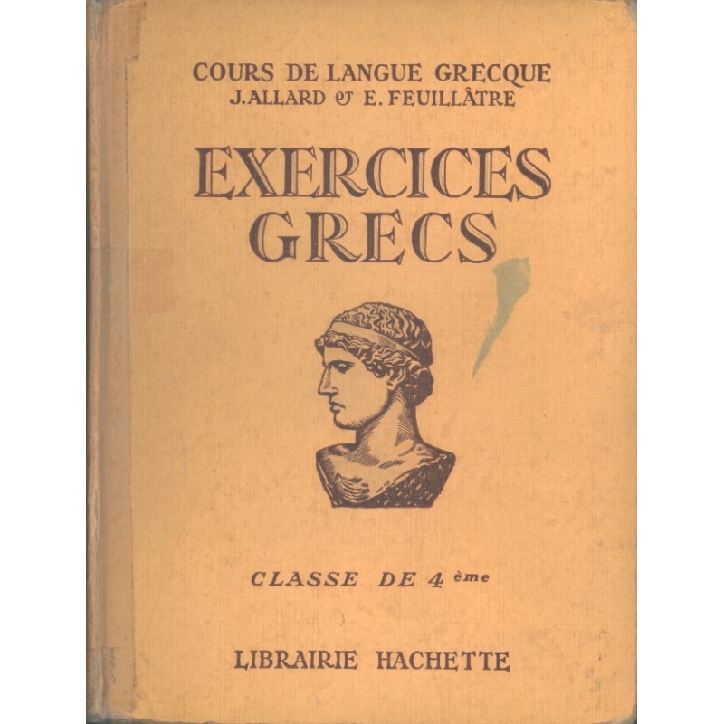 Exercices grecs, classe de quatrième et traductions et corrigés