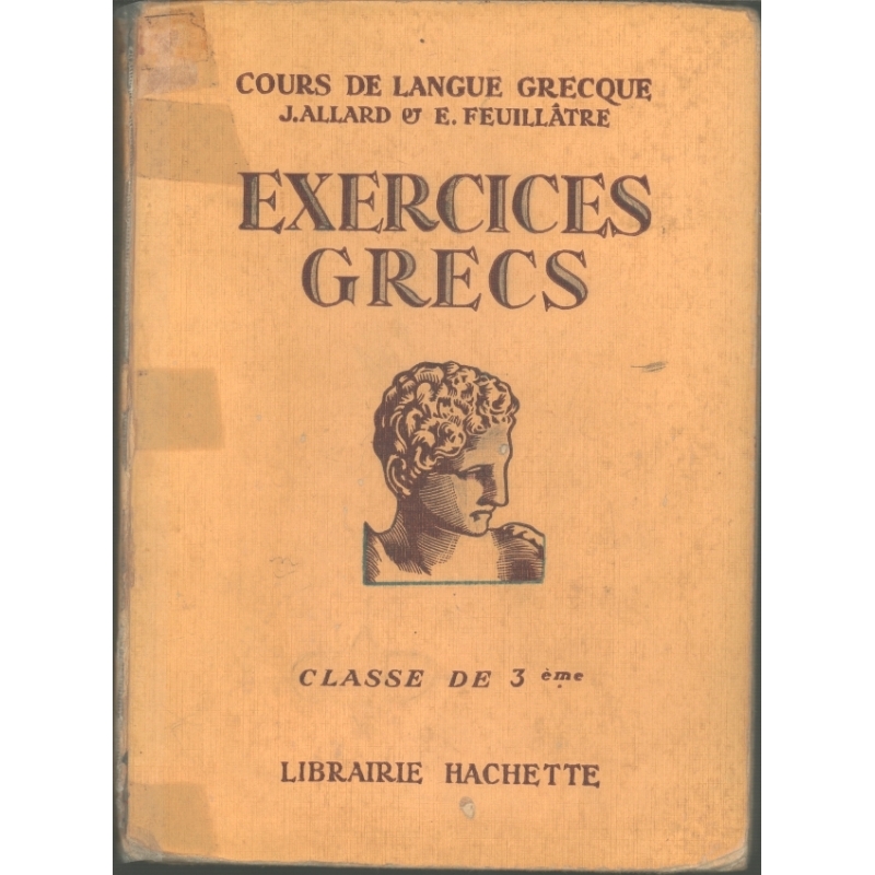 Exercices grecs, classe de troisième et traductions et corrigés
