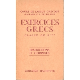 Exercices grecs, classe de troisième et traductions et corrigés