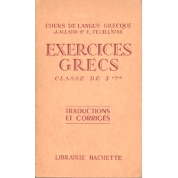 Exercices grecs, classe de troisième et traductions et corrigés