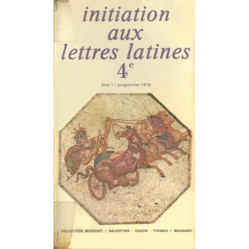 Initiation aux lettres latines 4e