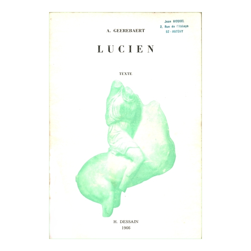 Lucien. Dialogues des morts - Charon.  I : Texte. II : Préparation