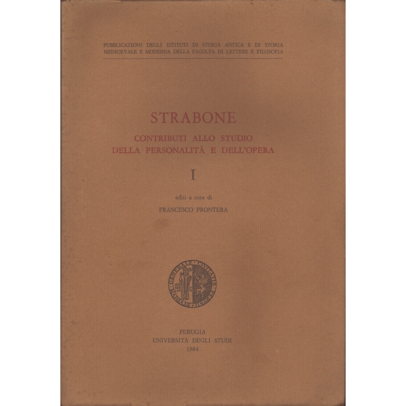 Strabone contributi allo studio della personalità et dell'opera. 1