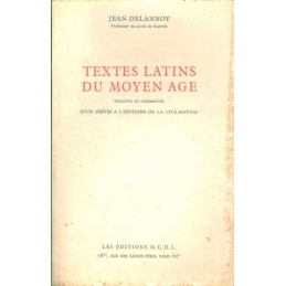 Textes latins des temps modernes. Texte et traduction