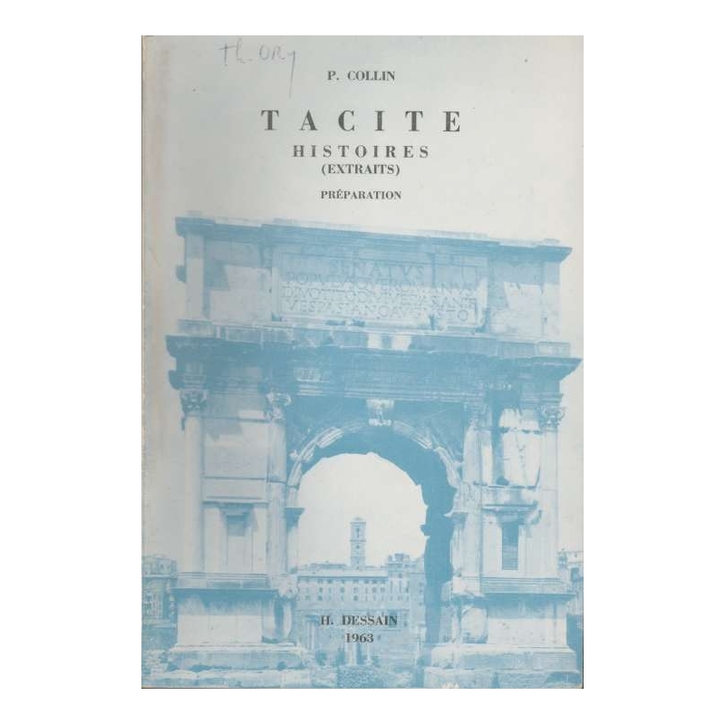 Tacite. Histoires (extraits). Préparation