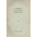 Cahiers d\'analyse textuelle n°8