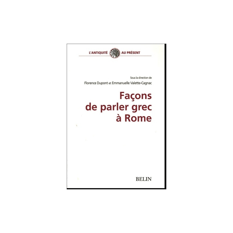 Façon de parler grec à Rome