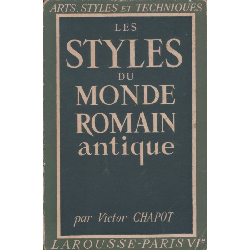 Les styles du monde romain antique