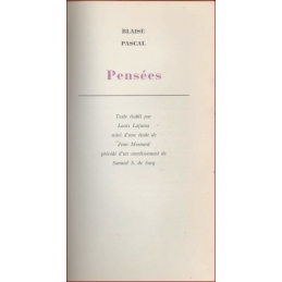 Pensées. Tome I (page de titre)