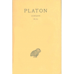 Œuvres complètes. Tome XIV 1ère et 2e partie (A-Λ et M-Ω) :  Lexique de la langue philosophique et religieuse de Platon