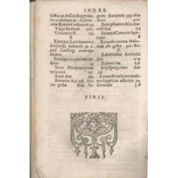 Polybii Megalopolitani Historiarum libri priores quinque. Cul de lampe