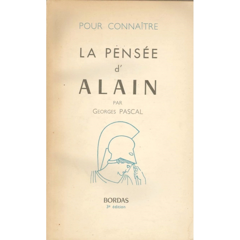 Pour connaître la pensée d'Alain