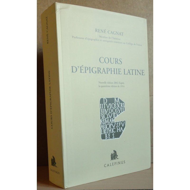 Cours d'épigraphie latine