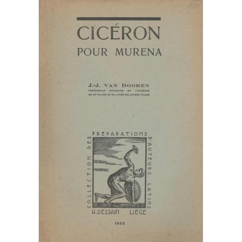 Cicéron. Pour Murena. Préparation