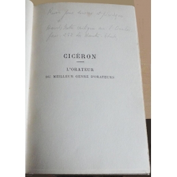 L'Orateur, Du meilleur genre d'orateur. Page de titre.