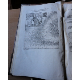 Omnium operum divi Aurelii Augustini episcopi, undecuque doctissimi, Epitome... Bois gravé