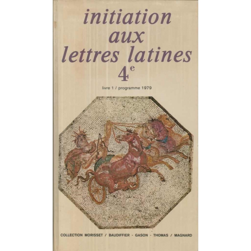 Initiation aux lettres latines 4e