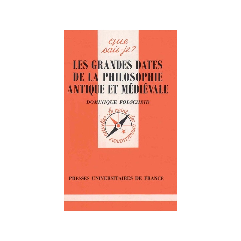 Les grandes dates de la philosophie antique et médiévale