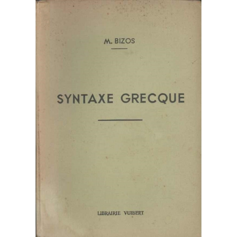 Syntaxe grecque