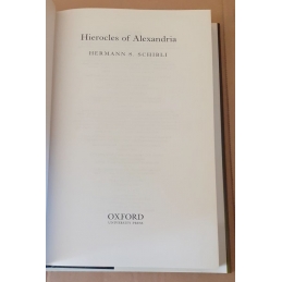 Hierocles of Alexandria. Title page.