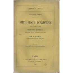 Rhétorique, liv. II, chap. I-XVII