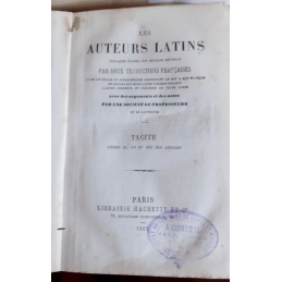 Livres XI, XII et XIII des Annales relié avec le Dialogue des orateurs. Les auteurs latins expliqués … Page de titre Les Annales