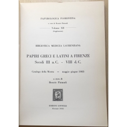 Biblioteca Medicea Laurenziana. Page de titre.